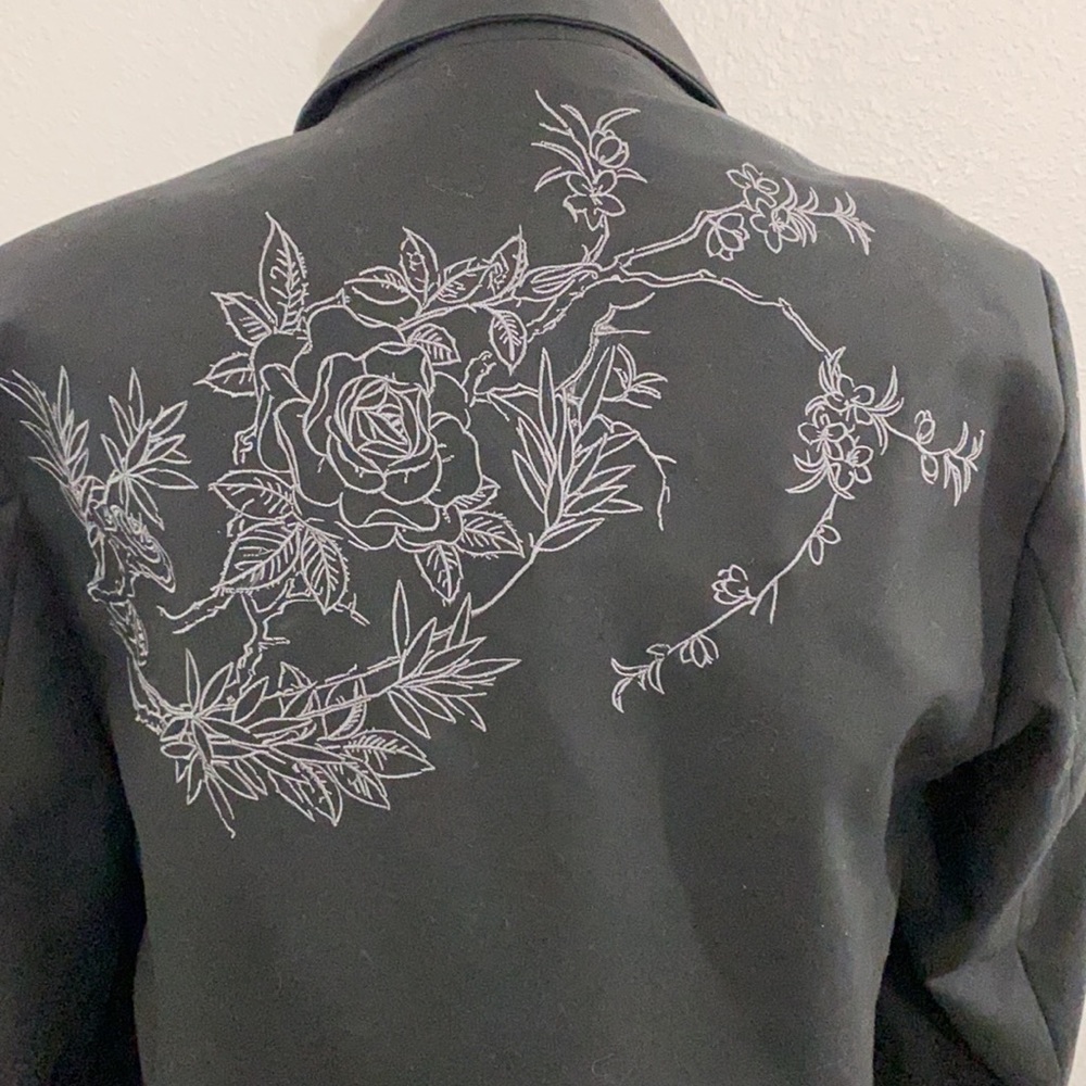 Guess Sport Coat Blazer Embroidered back design - Picture 4 of 6